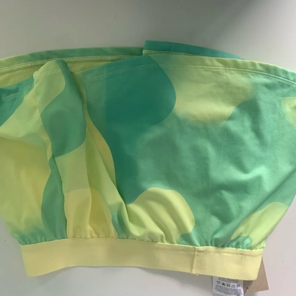 Nike Dri-FIT Yellow and Green tennis Skirt NWT girls small athleisure spring